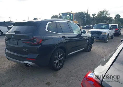 2022 BMW X3 Sdrive30I from USA, damaged, VIN 5UX43DP0XN9L36150